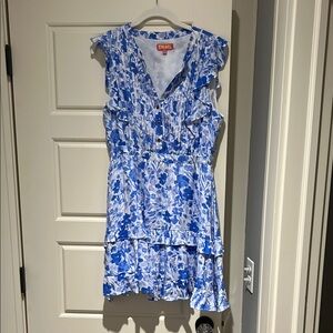 THML Blue Floral Women's Dress